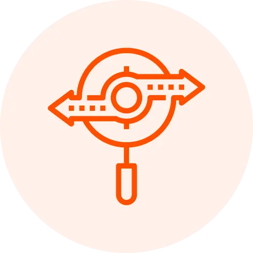 AI skill gap analysis icon